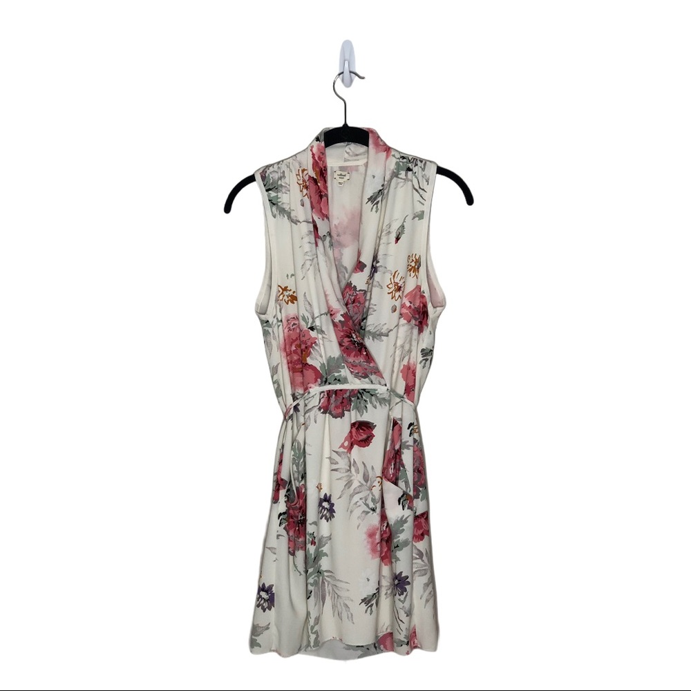 ARITZIA WILFRED Floral Sabine Wrap Front Dress